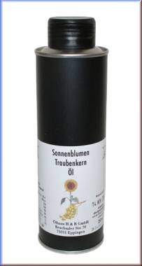 Sonnenblumen-Traubenkernöl