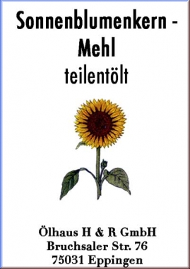 Sonnenblumenmehl